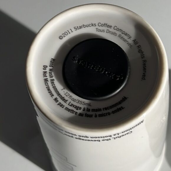 Starbucks 2011 Travel Mug with Lid 12oz - Picture 12 of 13